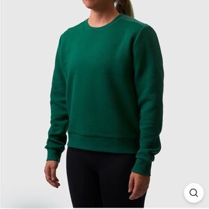 Women’s waffle crew neck